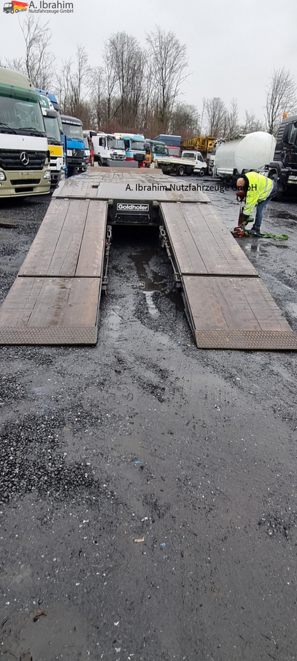 Goldhofer TU-L 3-24/80 Tieflader 10.00 m Ladefläche - مقطورة بلودر منخفض: صورة 3 Goldhofer TU-L 3-24/80 Tieflader 10.00 m Ladefläche - مقطورة بلودر منخفض: صورة 3