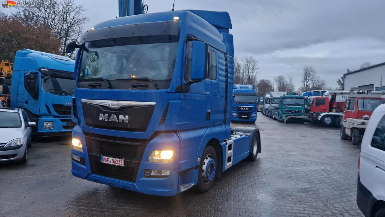 MAN 18.480 TGX XLX Retarder 2x Tank deutsches Fahrzeug - رأس تريلا: صورة 1 MAN 18.480 TGX XLX Retarder 2x Tank deutsches Fahrzeug - رأس تريلا: صورة 1