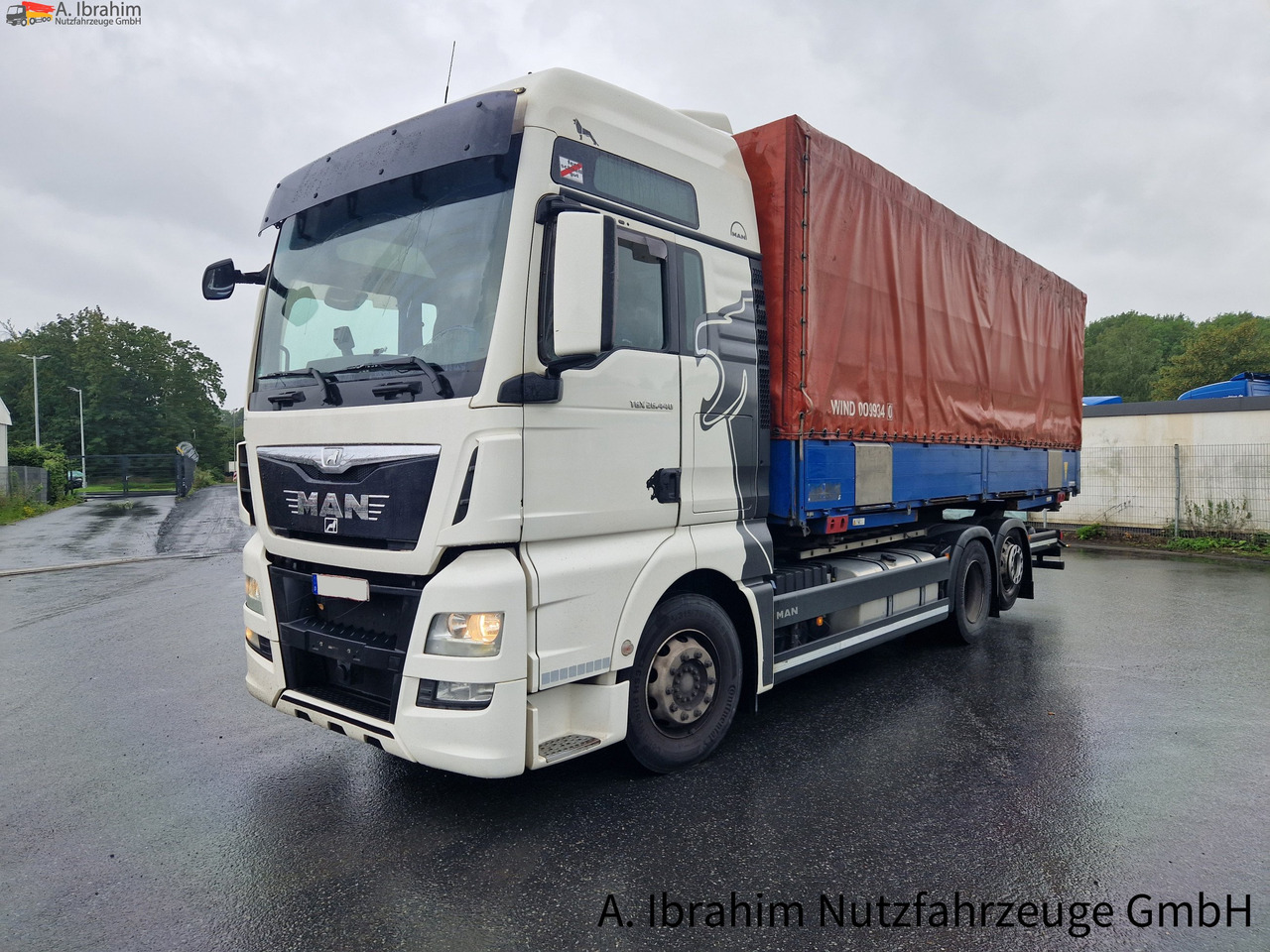 MAN TGX 26.440 BDF Chassis mit Brücke möglich - شاحنة ذات ستائر جانبية: صورة 1 MAN TGX 26.440 BDF Chassis mit Brücke möglich - شاحنة ذات ستائر جانبية: صورة 1