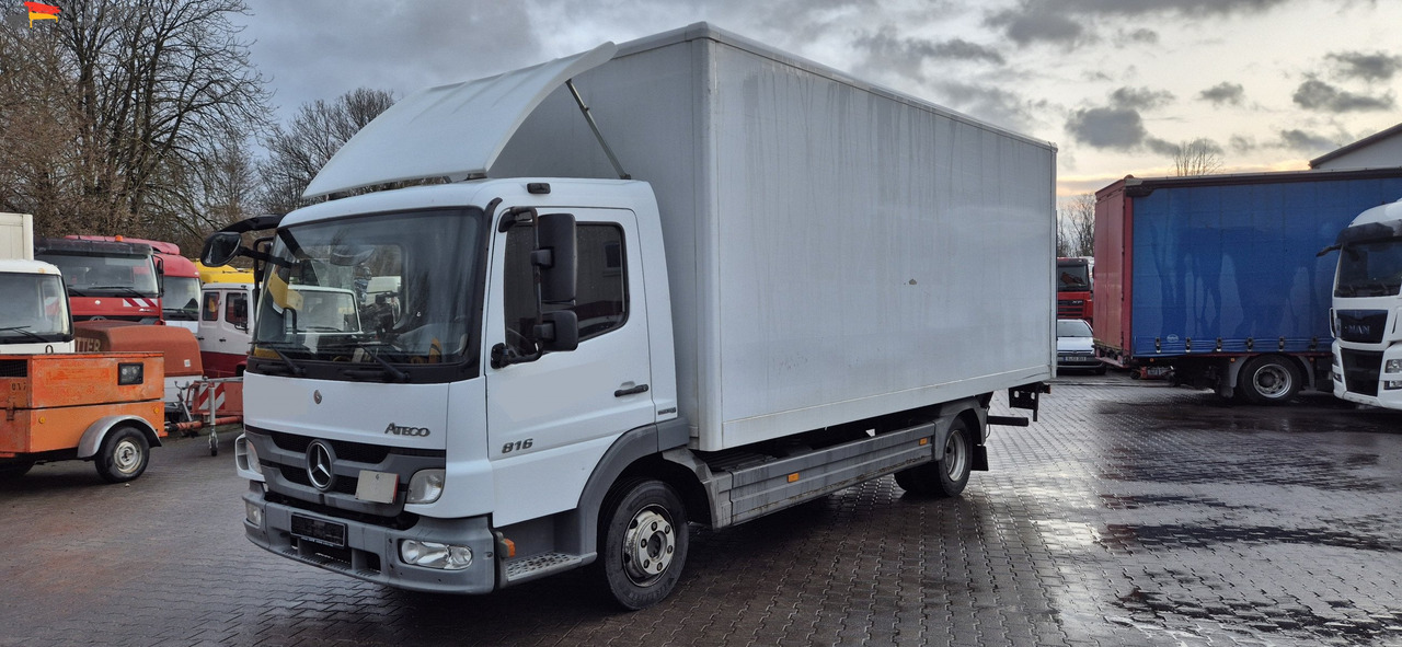 Mercedes-Benz 816L LBW, Blatt gefedert - شاحنة بصندوق مغلق: صورة 1 Mercedes-Benz 816L LBW, Blatt gefedert - شاحنة بصندوق مغلق: صورة 1