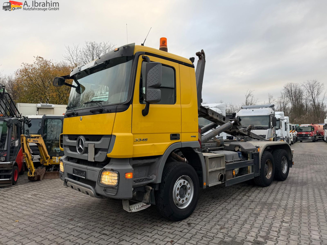 Mercedes-Benz Actros 3346 6x4 | Blatt Blatt | Meiller RK 20.60 - شاحنة برافعة خطافية: صورة 1 Mercedes-Benz Actros 3346 6x4 | Blatt Blatt | Meiller RK 20.60 - شاحنة برافعة خطافية: صورة 1