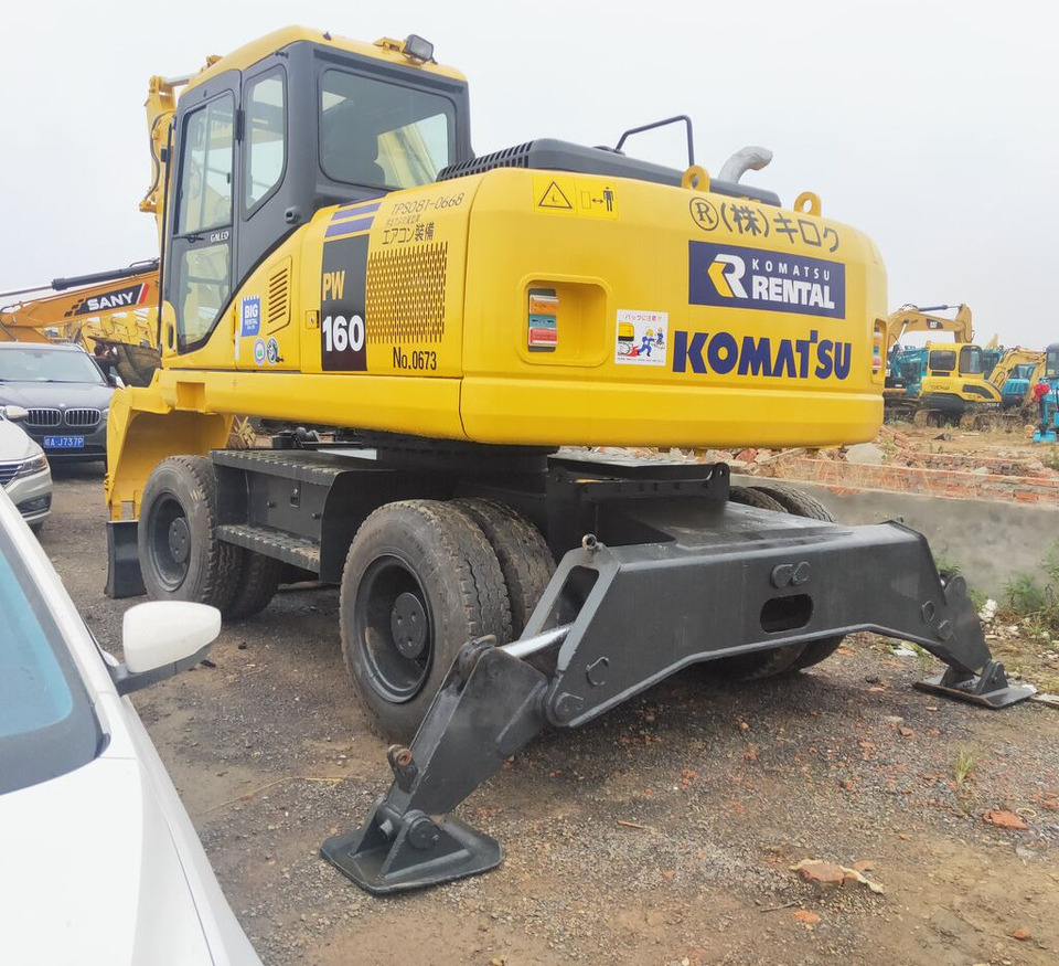 Komatsu PW160 - حفار زاحف: صورة 4 Komatsu PW160 - حفار زاحف: صورة 4