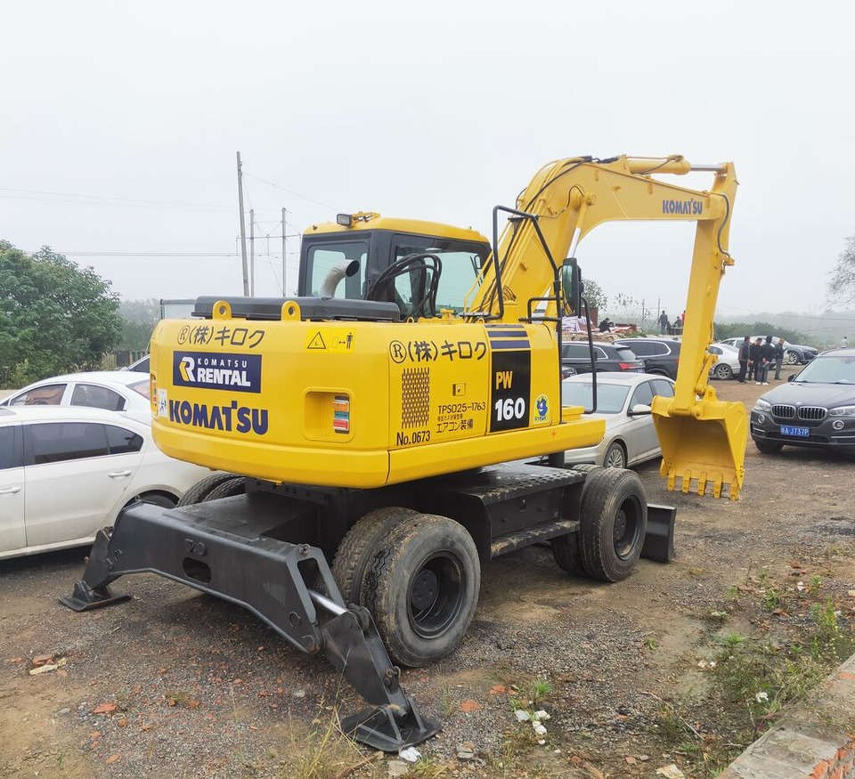Komatsu PW160 - حفار زاحف: صورة 5 Komatsu PW160 - حفار زاحف: صورة 5