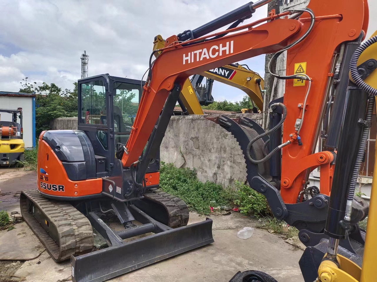 HITACHI ZX55 USR-5A - حفار صغير: صورة 4 HITACHI ZX55 USR-5A - حفار صغير: صورة 4