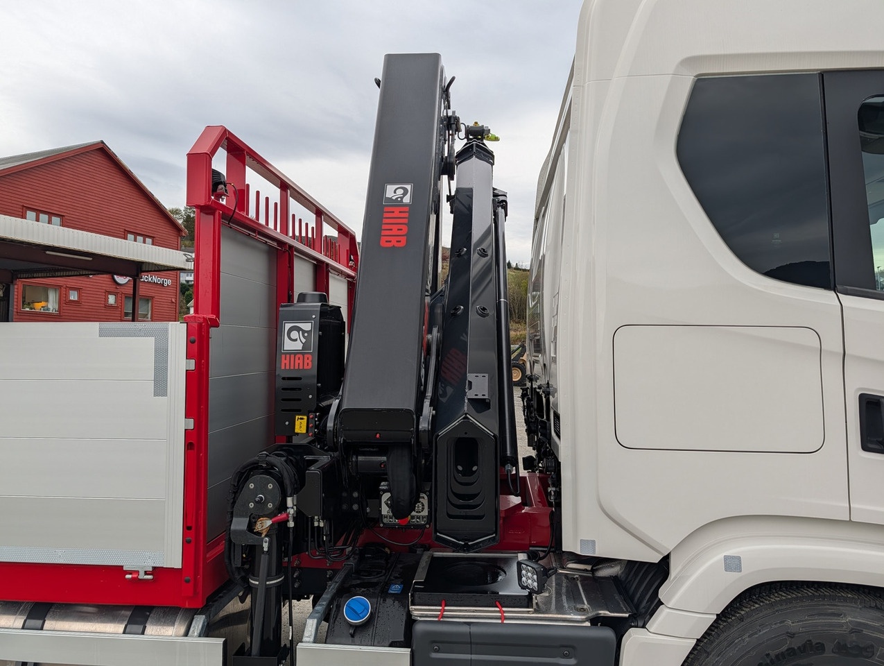 شاحنات مسطحة, شاحنة كرين Scania G420 6x2 med HIAB 232-E5 Hipro og MCE påbygg: صورة 15