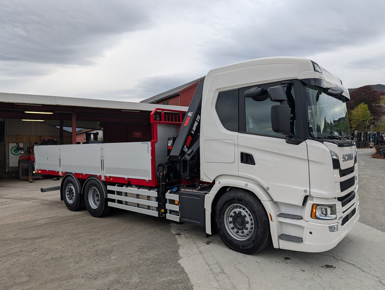 شاحنات مسطحة, شاحنة كرين Scania G420 6x2 med HIAB 232-E5 Hipro og MCE påbygg: صورة 11