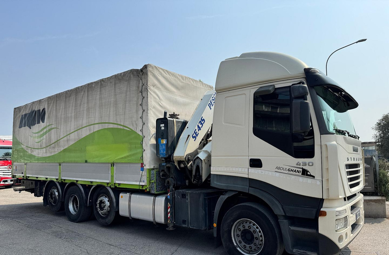 IVECO 430 - 4 ASSI STRADALE CON GRU - شاحنة ذات ستائر جانبية, شاحنة كرين: صورة 5 IVECO 430 - 4 ASSI STRADALE CON GRU - شاحنة ذات ستائر جانبية, شاحنة كرين: صورة 5