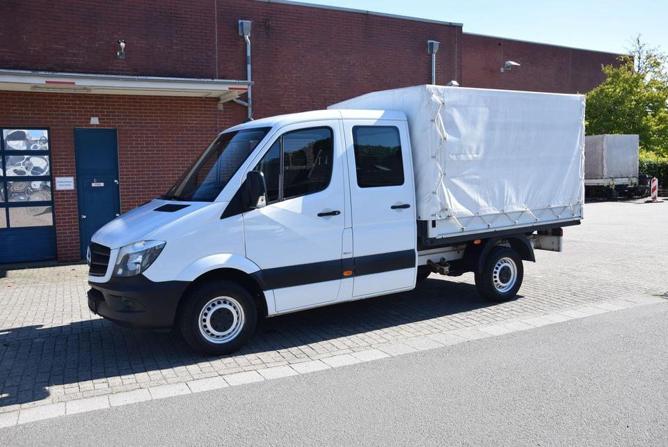 Mercedes-Benz Sprinter 314 CDI Pri Plane Doka 7-Sitze Klima - شاحنة مغلقة بستائر جانبية, الشاحنات الصغيرة كابينة مزدوجة: صورة 1 Mercedes-Benz Sprinter 314 CDI Pri Plane Doka 7-Sitze Klima - شاحنة مغلقة بستائر جانبية, الشاحنات الصغيرة كابينة مزدوجة: صورة 1