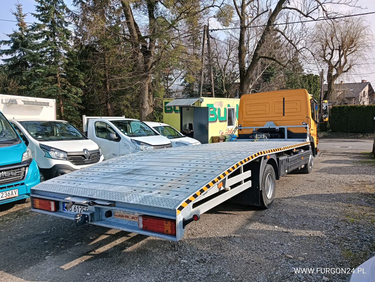 MERCEDES ATEGO 1018 POMOC DROGOWA LAWETA NR 665 - شاحنة نقل سيارات شاحنة: صورة 4 MERCEDES ATEGO 1018 POMOC DROGOWA LAWETA NR 665 - شاحنة نقل سيارات شاحنة: صورة 4