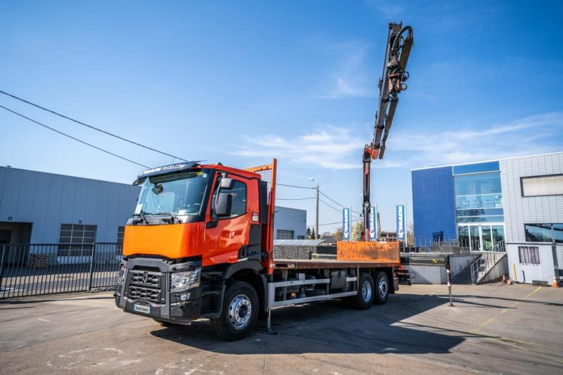Renault C 380 DXI-6X2-PALFINGER 18002C/3 - شاحنات مسطحة, شاحنة كرين: صورة 1 Renault C 380 DXI-6X2-PALFINGER 18002C/3 - شاحنات مسطحة, شاحنة كرين: صورة 1