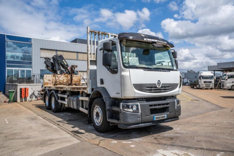 Renault LANDER 340 DXI-6X4+HIAB 14 T/m/3xhydr. - شاحنات مسطحة, شاحنة كرين: صورة 2 Renault LANDER 340 DXI-6X4+HIAB 14 T/m/3xhydr. - شاحنات مسطحة, شاحنة كرين: صورة 2
