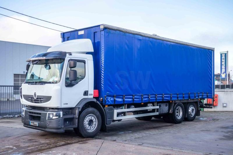 Renault PEMIUM LANDER 340 DXI-6X2 - شاحنة ذات ستائر جانبية: صورة 1 Renault PEMIUM LANDER 340 DXI-6X2 - شاحنة ذات ستائر جانبية: صورة 1
