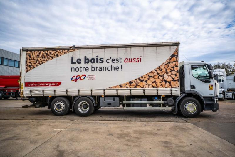 Renault PREMIUM 310 6X2 + Palfinger 2.5T - شاحنة ذات ستائر جانبية: صورة 3 Renault PREMIUM 310 6X2 + Palfinger 2.5T - شاحنة ذات ستائر جانبية: صورة 3