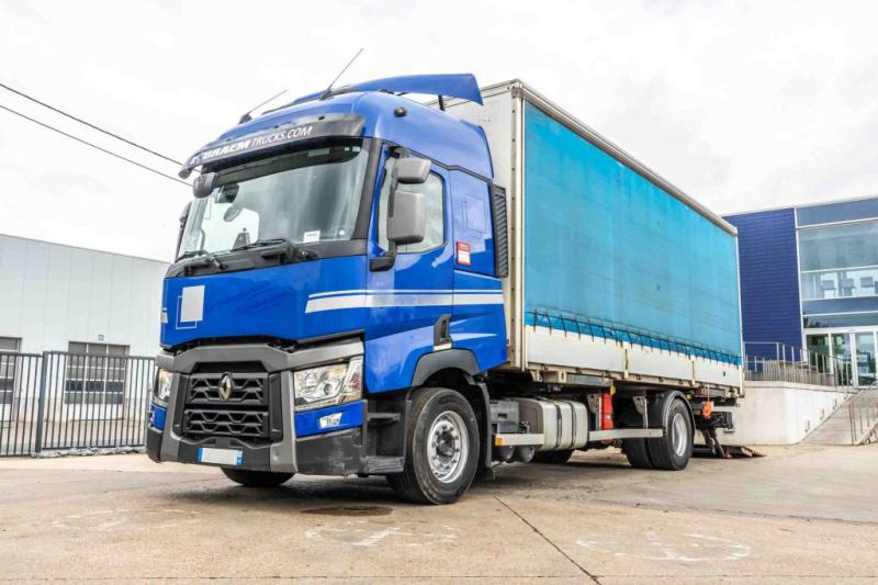Renault T460+E6 - شاحنة ذات ستائر جانبية: صورة 1 Renault T460+E6 - شاحنة ذات ستائر جانبية: صورة 1