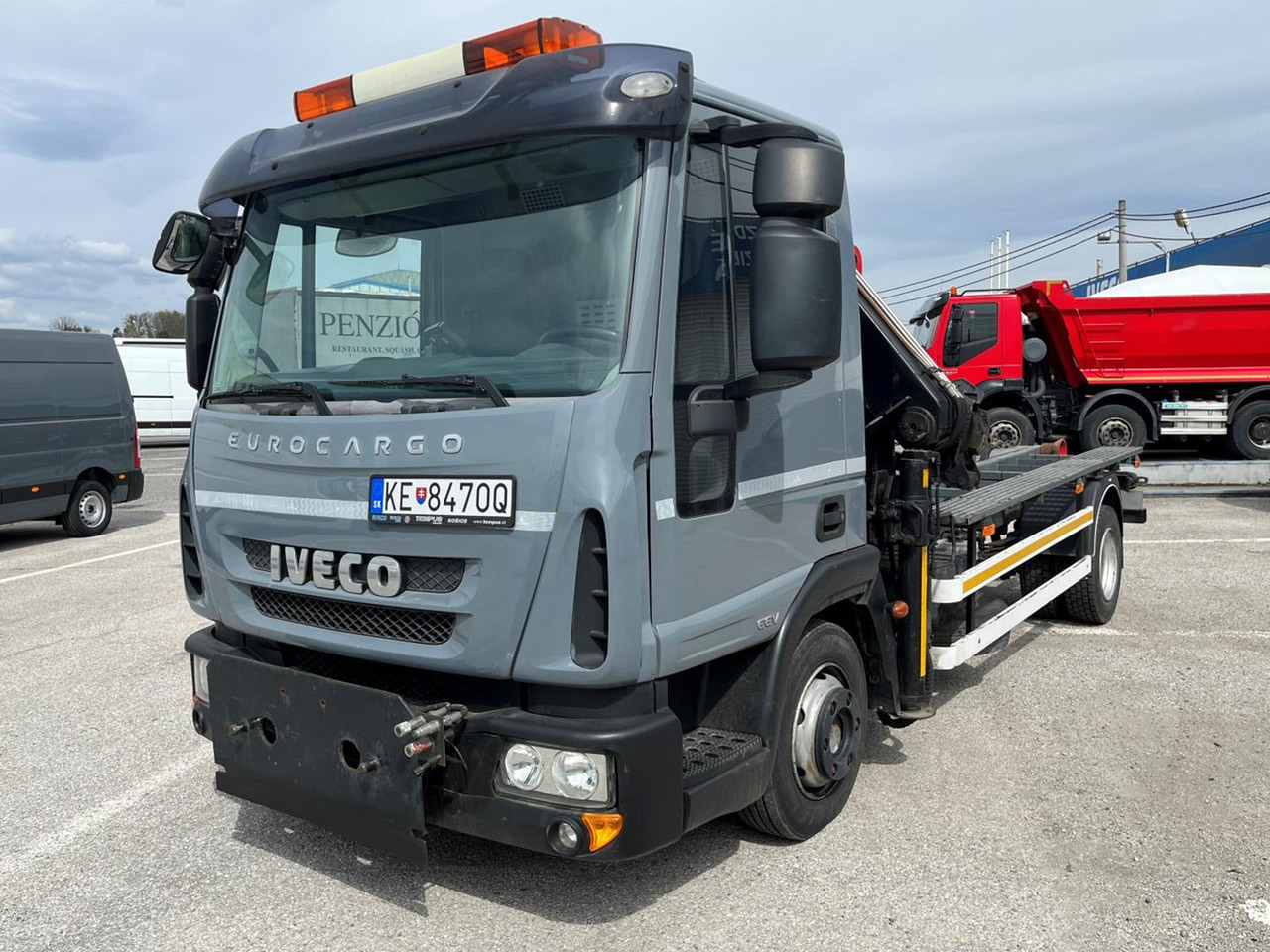 Iveco EuroCargo, 80E18, Hákový nosič kontajnerov - شاحنة برافعة خطافية, شاحنة كرين: صورة 3 Iveco EuroCargo, 80E18, Hákový nosič kontajnerov - شاحنة برافعة خطافية, شاحنة كرين: صورة 3