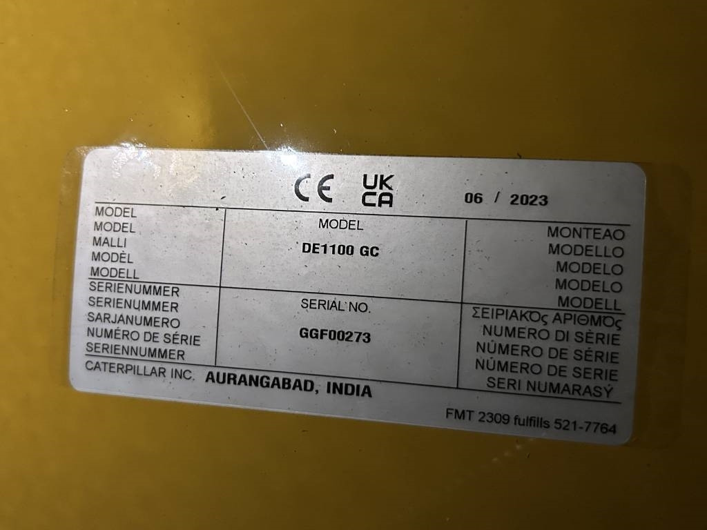 CAT DE1100GC - 1.100 kVA Standby Generator - DPX-18225 - مجموعة المولد: صورة 4 CAT DE1100GC - 1.100 kVA Standby Generator - DPX-18225 - مجموعة المولد: صورة 4