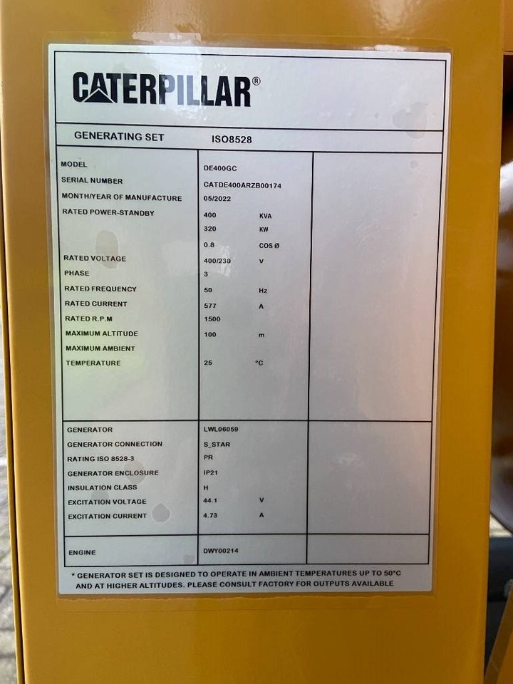 CAT DE400GC - 400 kVA Generator - DPX-18218 - مجموعة المولد: صورة 4 CAT DE400GC - 400 kVA Generator - DPX-18218 - مجموعة المولد: صورة 4