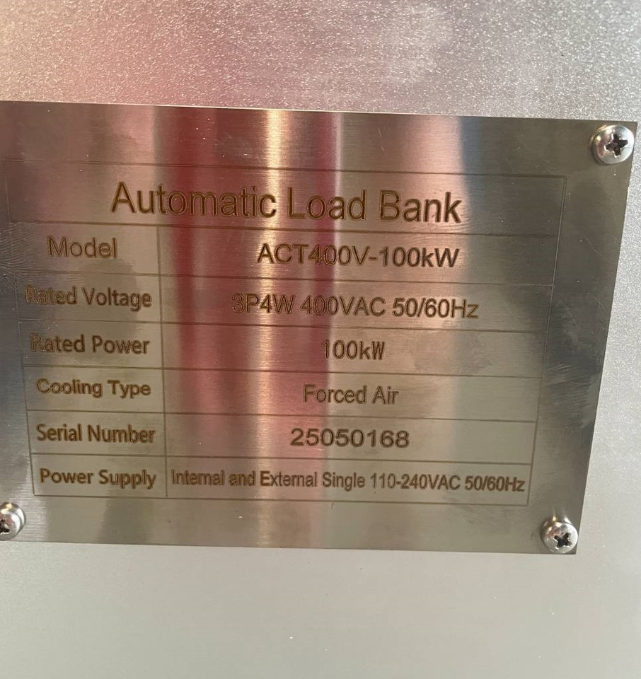 آلات الإنشاء للبيع  DPX Power Loadbank 100 kW - DPX-30020: صورة 6