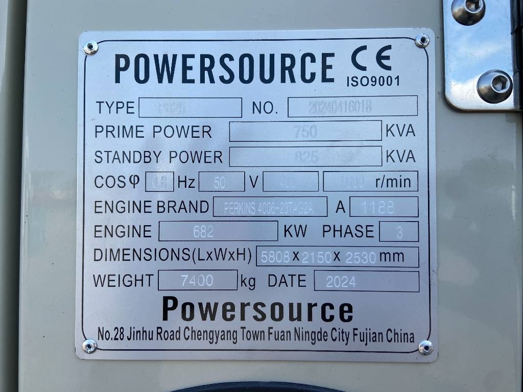 Perkins 4006-23TAG2A - 825 kVA Generator - DPX-19817 - مجموعة المولد: صورة 4 Perkins 4006-23TAG2A - 825 kVA Generator - DPX-19817 - مجموعة المولد: صورة 4