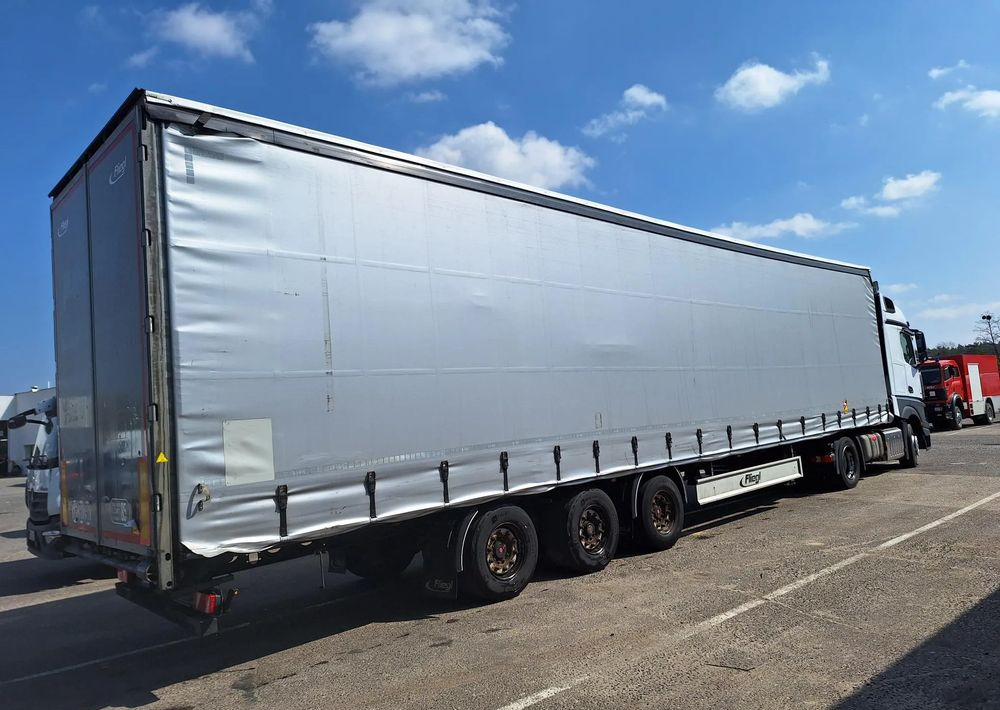 Mercedes-Benz Actros 1845 LSnRL z naczepą Fliegl - شاحنة ذات ستائر جانبية: صورة 4 Mercedes-Benz Actros 1845 LSnRL z naczepą Fliegl - شاحنة ذات ستائر جانبية: صورة 4