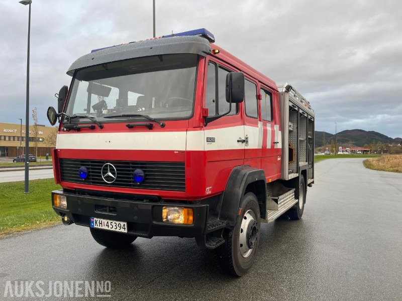 1990 Mercedes-Benz 1120 AF Brannbil, med kun 44745 km, Eu godkjent til 30.04.2026 - شاحنة حريق: صورة 4 1990 Mercedes-Benz 1120 AF Brannbil, med kun 44745 km, Eu godkjent til 30.04.2026 - شاحنة حريق: صورة 4