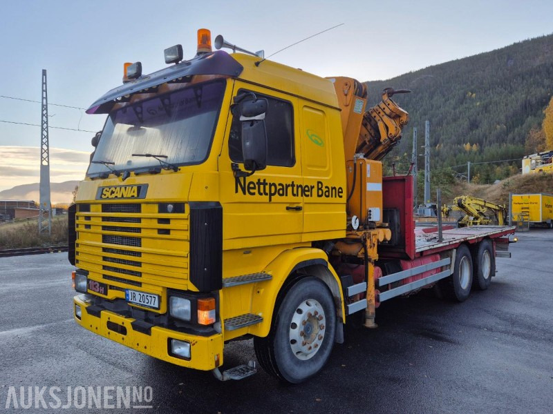 1996 Scania R113HL6x4A, kranbil, repobjekt - شاحنة كرين: صورة 1 1996 Scania R113HL6x4A, kranbil, repobjekt - شاحنة كرين: صورة 1