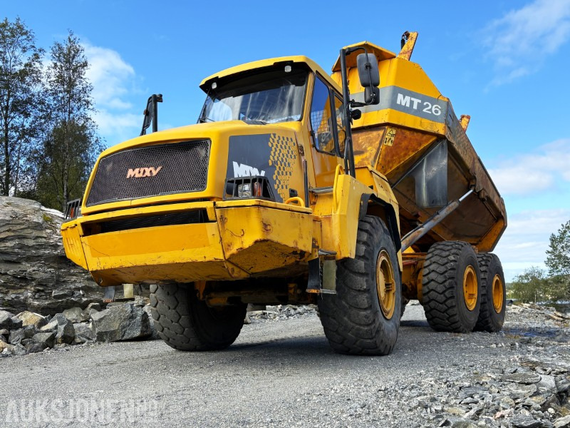 2002 Moxy MT26 - KUN 13 963 motortimer - registrert på sorte skilter - شاحنة قلاب التعدين: صورة 1 2002 Moxy MT26 - KUN 13 963 motortimer - registrert på sorte skilter - شاحنة قلاب التعدين: صورة 1