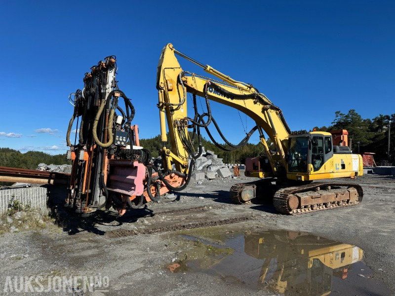 2005 Komatsu PC230 LC-7 Gravemaskin m/ Sandvik DQ440 steintrimmer - معدات حفر: صورة 1 2005 Komatsu PC230 LC-7 Gravemaskin m/ Sandvik DQ440 steintrimmer - معدات حفر: صورة 1