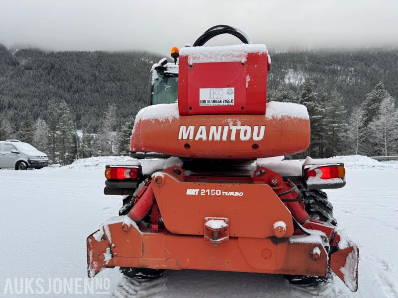 2008 Manitou MRT2150 teleskopslaster. Rundtsvingende med jibb, vinsj og mannskapskurv - آلة رفع ونقل تلسكوبية: صورة 3 2008 Manitou MRT2150 teleskopslaster. Rundtsvingende med jibb, vinsj og mannskapskurv - آلة رفع ونقل تلسكوبية: صورة 3