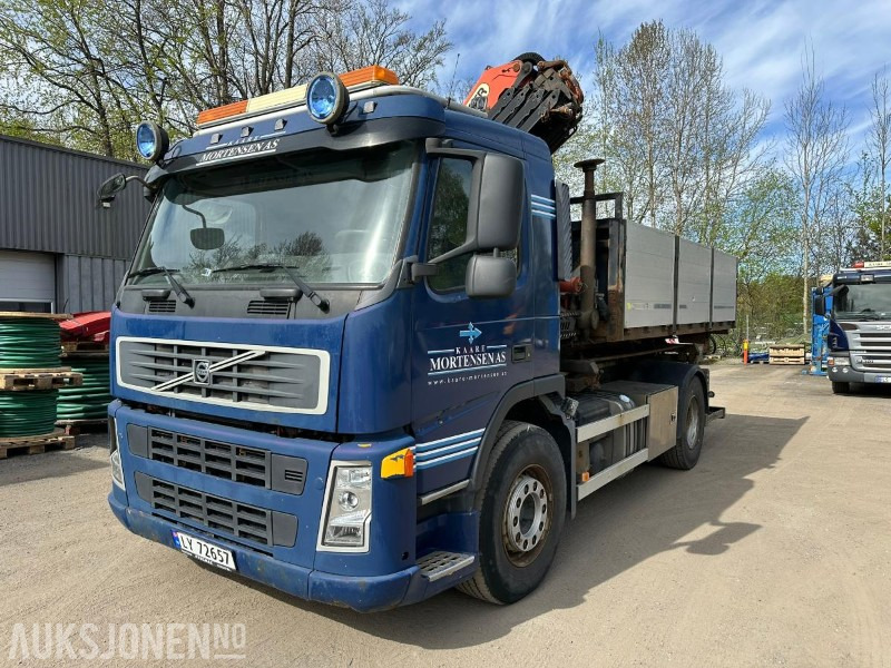 2008 Volvo FM400 4X2 kranbil / Palfinger PK12002-EH kran / EU-ok / Ekstra flak - شاحنة كرين: صورة 1 2008 Volvo FM400 4X2 kranbil / Palfinger PK12002-EH kran / EU-ok / Ekstra flak - شاحنة كرين: صورة 1