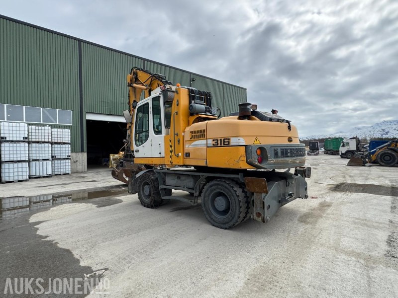 2009 Liebherr A316 Litronic hjulgraver - Hevbar hytte - Klype - 13065T - حفّار: صورة 3 2009 Liebherr A316 Litronic hjulgraver - Hevbar hytte - Klype - 13065T - حفّار: صورة 3