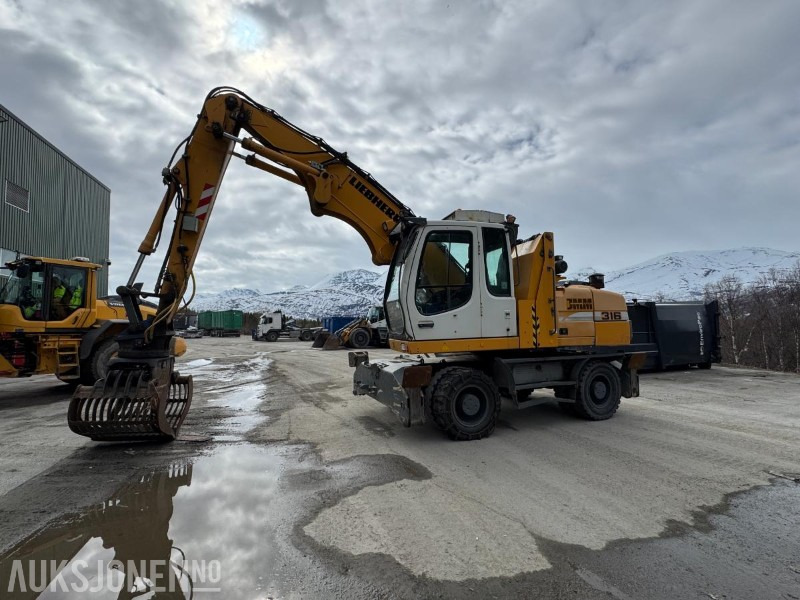 2009 Liebherr A316 Litronic hjulgraver - Hevbar hytte - Klype - 13065T - حفّار: صورة 1 2009 Liebherr A316 Litronic hjulgraver - Hevbar hytte - Klype - 13065T - حفّار: صورة 1