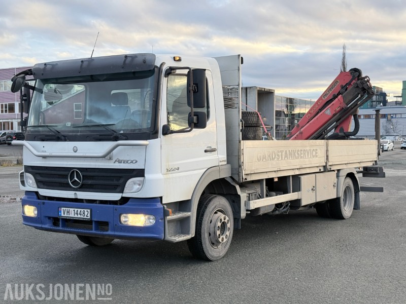 2009 Mercedes-Benz Atego 1224L kranbil - شاحنة كرين: صورة 1 2009 Mercedes-Benz Atego 1224L kranbil - شاحنة كرين: صورة 1