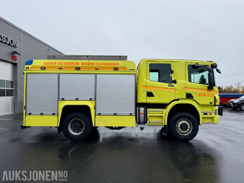 2011 Scania P400 4x4 - brannbil - mannskapsbil - godt utstyrt - nylig EU-godkjent - شاحنة حريق: صورة 4 2011 Scania P400 4x4 - brannbil - mannskapsbil - godt utstyrt - nylig EU-godkjent - شاحنة حريق: صورة 4