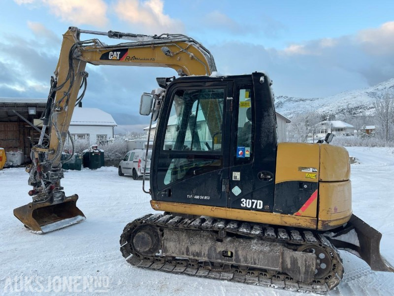 2012 Cat 307D Gravemaskin, Tiltrotator, S50, 8392 timer, sertifisert til Juli 2026 - حفّار: صورة 3 2012 Cat 307D Gravemaskin, Tiltrotator, S50, 8392 timer, sertifisert til Juli 2026 - حفّار: صورة 3