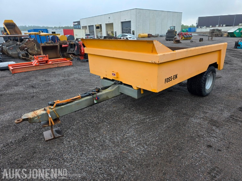 2012 Foss-eik dumperhenger hydraulisk med baklem - Tillatt totaltvekt 10400 kg - معدات الانشاءات: صورة 1 2012 Foss-eik dumperhenger hydraulisk med baklem - Tillatt totaltvekt 10400 kg - معدات الانشاءات: صورة 1