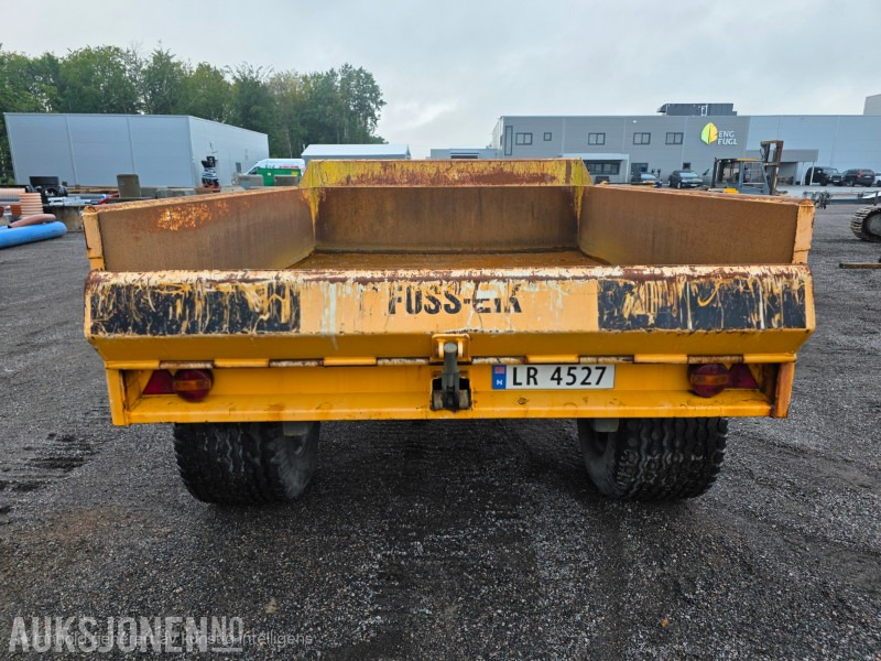 2012 Foss-eik dumperhenger hydraulisk med baklem - Tillatt totaltvekt 10400 kg - معدات الانشاءات: صورة 4 2012 Foss-eik dumperhenger hydraulisk med baklem - Tillatt totaltvekt 10400 kg - معدات الانشاءات: صورة 4