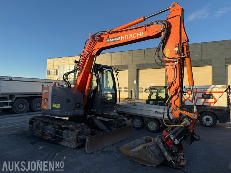 2012 Hitachi ZX 85US-3 - ROTOTILT - SENTRALSMØRING - BUNKRINGSPUMPE - حفّار: صورة 2 2012 Hitachi ZX 85US-3 - ROTOTILT - SENTRALSMØRING - BUNKRINGSPUMPE - حفّار: صورة 2