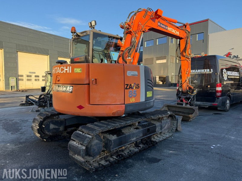 2012 Hitachi ZX 85US-3 - ROTOTILT - SENTRALSMØRING - BUNKRINGSPUMPE - حفّار: صورة 3 2012 Hitachi ZX 85US-3 - ROTOTILT - SENTRALSMØRING - BUNKRINGSPUMPE - حفّار: صورة 3
