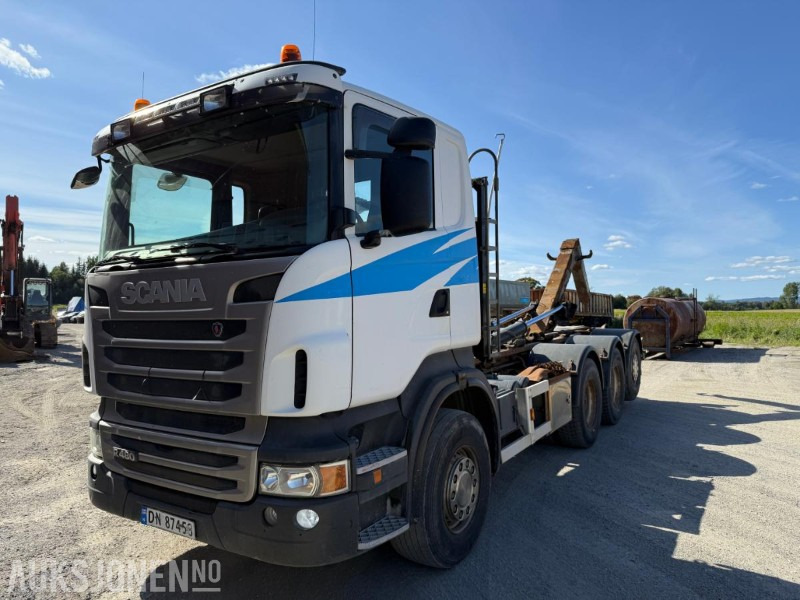 2012 Scania R480 krokbil, 8x4, Multilift krokpåbygg! - شاحنة برافعة خطافية: صورة 1 2012 Scania R480 krokbil, 8x4, Multilift krokpåbygg! - شاحنة برافعة خطافية: صورة 1