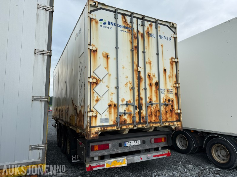 2013 HFR trippelkjerre med container - مقطورة: صورة 4 2013 HFR trippelkjerre med container - مقطورة: صورة 4