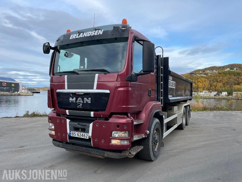 2013 MAN TGS Krokbil Hydrodrive 6x6, 289135 km, Eu godkjent til 29.03.2026 - شاحنة برافعة خطافية: صورة 1 2013 MAN TGS Krokbil Hydrodrive 6x6, 289135 km, Eu godkjent til 29.03.2026 - شاحنة برافعة خطافية: صورة 1