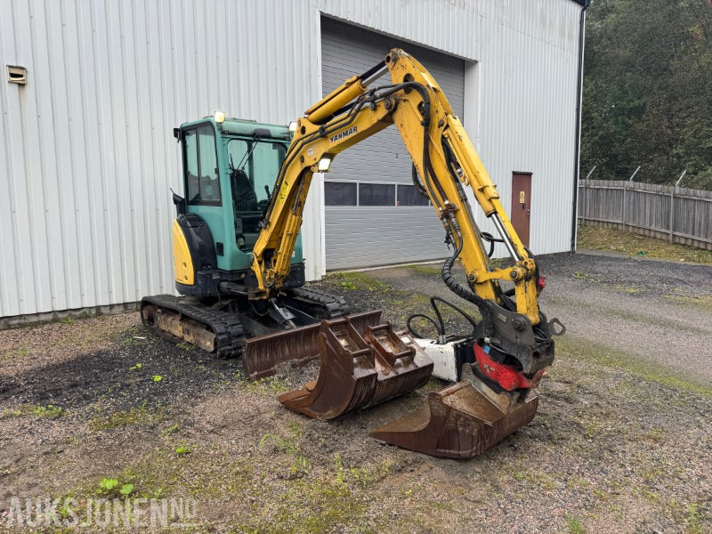 2013 Yanmar VIO38-U Minigraver med tiltrotator og utstyr - حفار صغير: صورة 3 2013 Yanmar VIO38-U Minigraver med tiltrotator og utstyr - حفار صغير: صورة 3