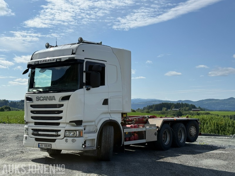 2014 Scania R620 8x4 krokbil - JOAB Krok m/ knekk - kranhydraulikk - شاحنة برافعة خطافية: صورة 1 2014 Scania R620 8x4 krokbil - JOAB Krok m/ knekk - kranhydraulikk - شاحنة برافعة خطافية: صورة 1
