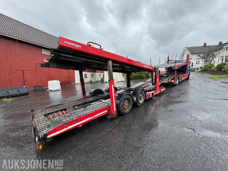2015 Scania P 450 biltransport med henger / EU-godkjent - شاحنة نقل سيارات شاحنة: صورة 5 2015 Scania P 450 biltransport med henger / EU-godkjent - شاحنة نقل سيارات شاحنة: صورة 5