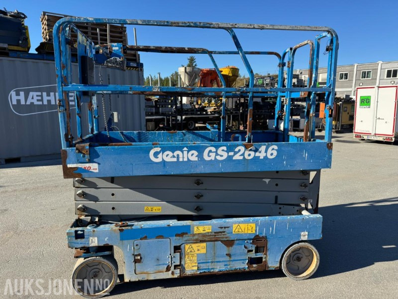 2016 Genie GS-2646 batteridreven sakselift / 10m / Årskontrollert - منصة جومحمولةية: صورة 2 2016 Genie GS-2646 batteridreven sakselift / 10m / Årskontrollert - منصة جومحمولةية: صورة 2