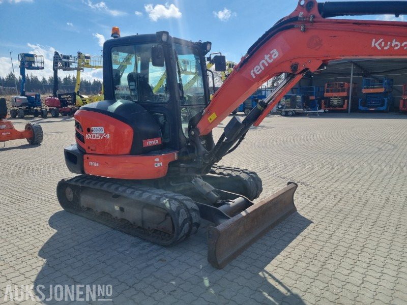 2016 Kubota KX057-4 beltegraver reparasjons objekt. - حفّار: صورة 4 2016 Kubota KX057-4 beltegraver reparasjons objekt. - حفّار: صورة 4
