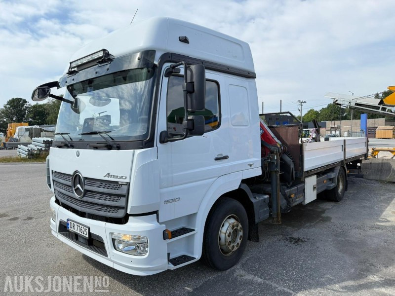 2016 Mercedes-Benz ATEGO 1530L kranbil m/ COPMA 130A.4 kran - شاحنة كرين: صورة 1 2016 Mercedes-Benz ATEGO 1530L kranbil m/ COPMA 130A.4 kran - شاحنة كرين: صورة 1