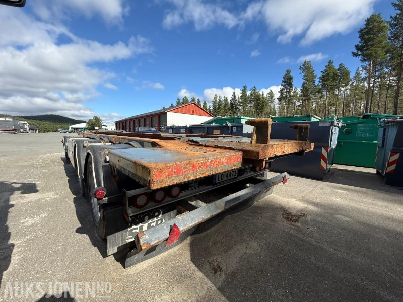 2016 Nor Slep SL-28KT 3-akslet slephenger med krokramme - ناقل حاوية/ مقطورة بحاوية: صورة 4 2016 Nor Slep SL-28KT 3-akslet slephenger med krokramme - ناقل حاوية/ مقطورة بحاوية: صورة 4