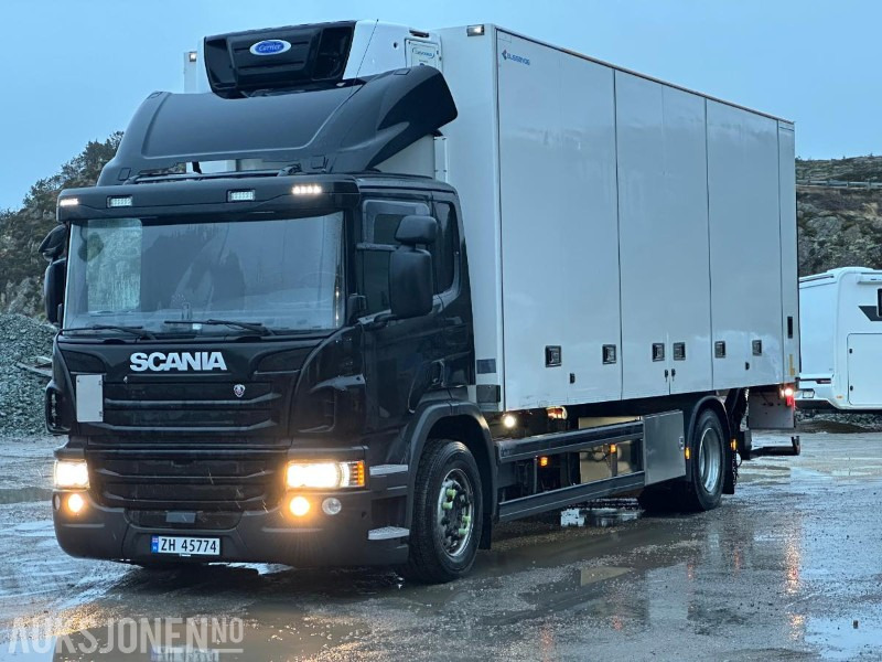 2016 Scania P280 - skapbil // bussbygg skap // 2 soner carrier kjøleaggregat - شاحنة صندوقية: صورة 1 2016 Scania P280 - skapbil // bussbygg skap // 2 soner carrier kjøleaggregat - شاحنة صندوقية: صورة 1